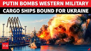 ON CAM: Russia BOMBS 'NATO Military Shipments' To Ukraine After Hitting Kyiv During Merz Visit