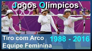 [pt] Tiro com Arco nos Jogos Olímpicos - Equipe fem 1988-2016 screenshot 4