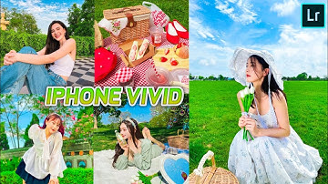 IPhone Vivid Presets| IPhone 13 Pro Camera Inspired Lightroom Presets| IPhone 13 Presets