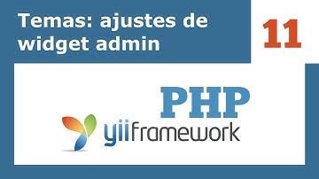 Yii Framework PHP - 11: Widget Admin (temas)
