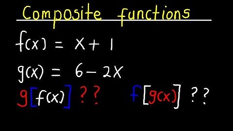 Mastering Composite Functions | Step-by-Step Guide to Working with Composite Functions