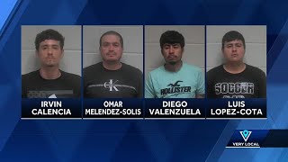 4 men arrested on drug charges