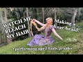 DIY Rapunzel Dress & Hair!