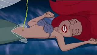 Ariel's belly button poked