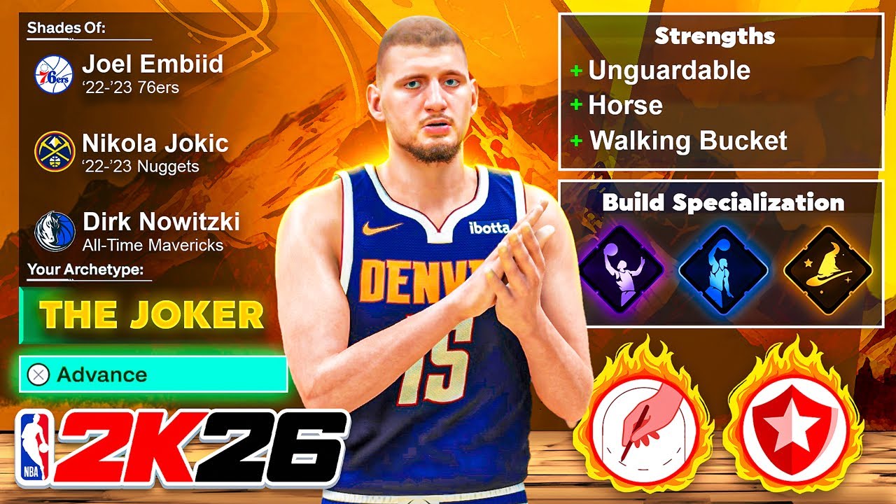 NIKOLA JOKIC "TRIPLE DOUBLE THREAT" BUILD w/ NO WEAKNESSES - BEST ...