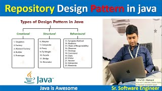 Repository Design Pattern using java