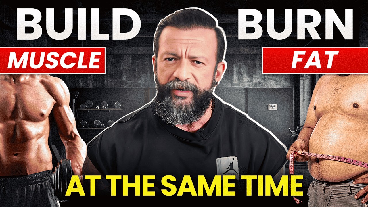 Body Recomposition for Beginners - Secret Revealed | Build Muscle & Burn Fat Simultaneously