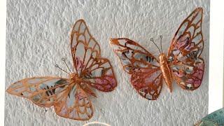 MARIPOSAS EN 5 MINUTOS reciclando