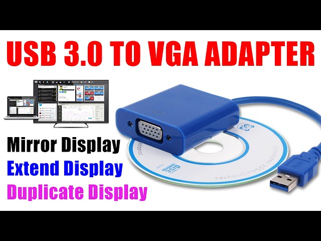 USB 3.0 TO VGA Adapter I How to USB to VGA - YouTube