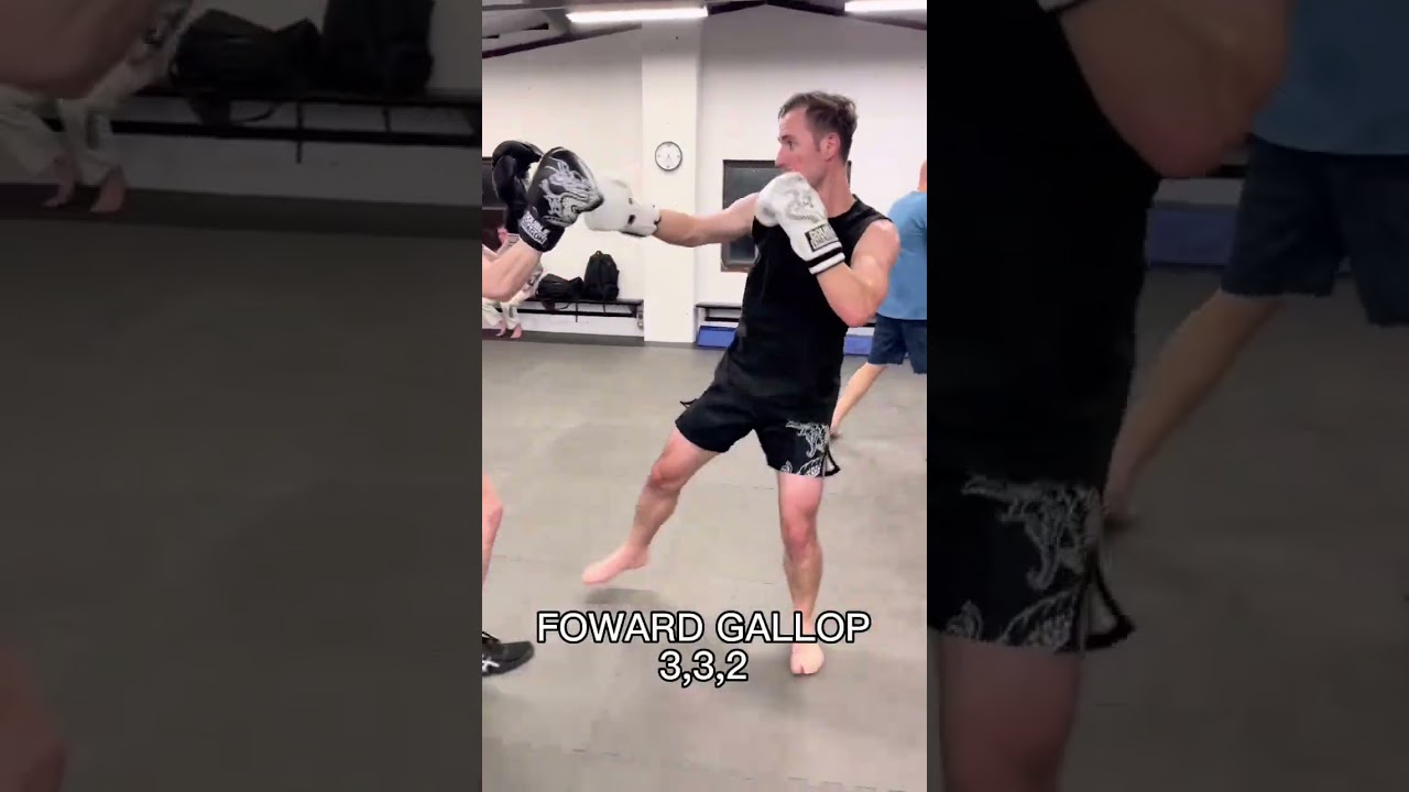 Simple Boxing combos with footwork 