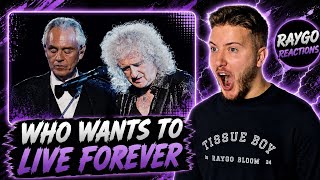 Musician Reacts To 'Who Wants To Live Forever' With Brian May & Andrea Bocelli!