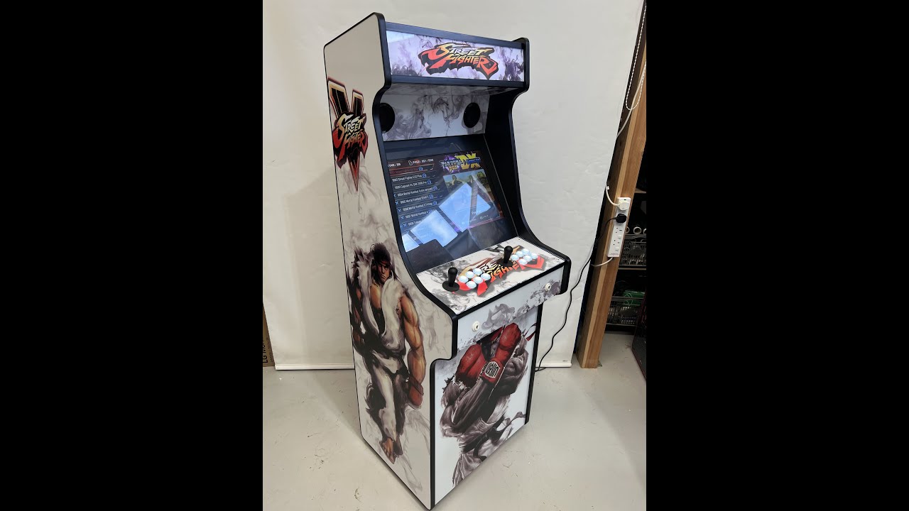 White Upright Arcade Machine with 3000 Games Street Fighter, 120w ...
