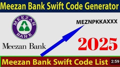 how to get meezan bank swift code or bic code in pakistan | New Update 2025