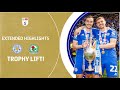  trophy lift  leicester city v blackburn rovers extended highlights
