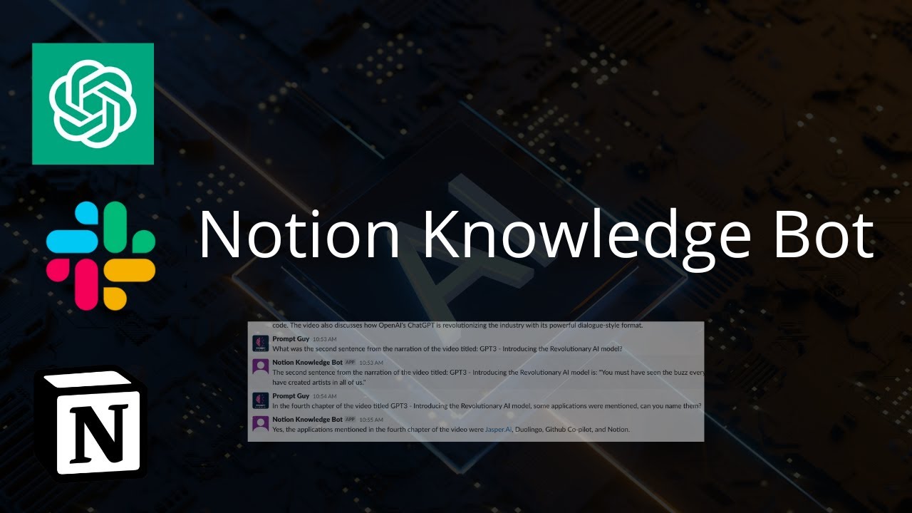 GPT Powered Notion Bot - A transformational solution for Internal ...