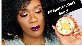 Airspun On Dark Skin?