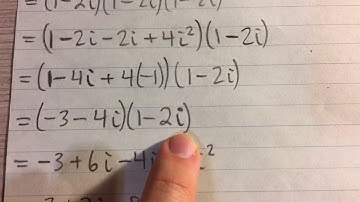 Raising a Complex Number to a Power (Example)