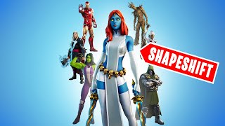 UNLOCKING MYSTIQUE SHAPE-SHIFT All Awakening Challenges (Fortnite)