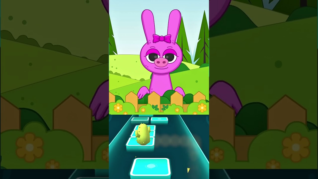 🐷 Peppa Pig Song Goes WRONG 😂 | Funny Cartoon Short | Tiles Hop Style 