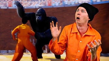 100 MEN VS 1 GORILLA