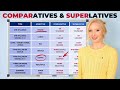 Comparative  superlative adjectives  english grammar lesson with pdf  quiz