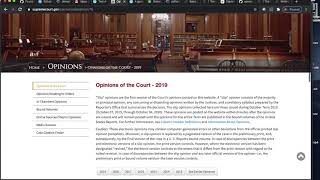 Text Mining in R with Supreme Court Opinions. Part1