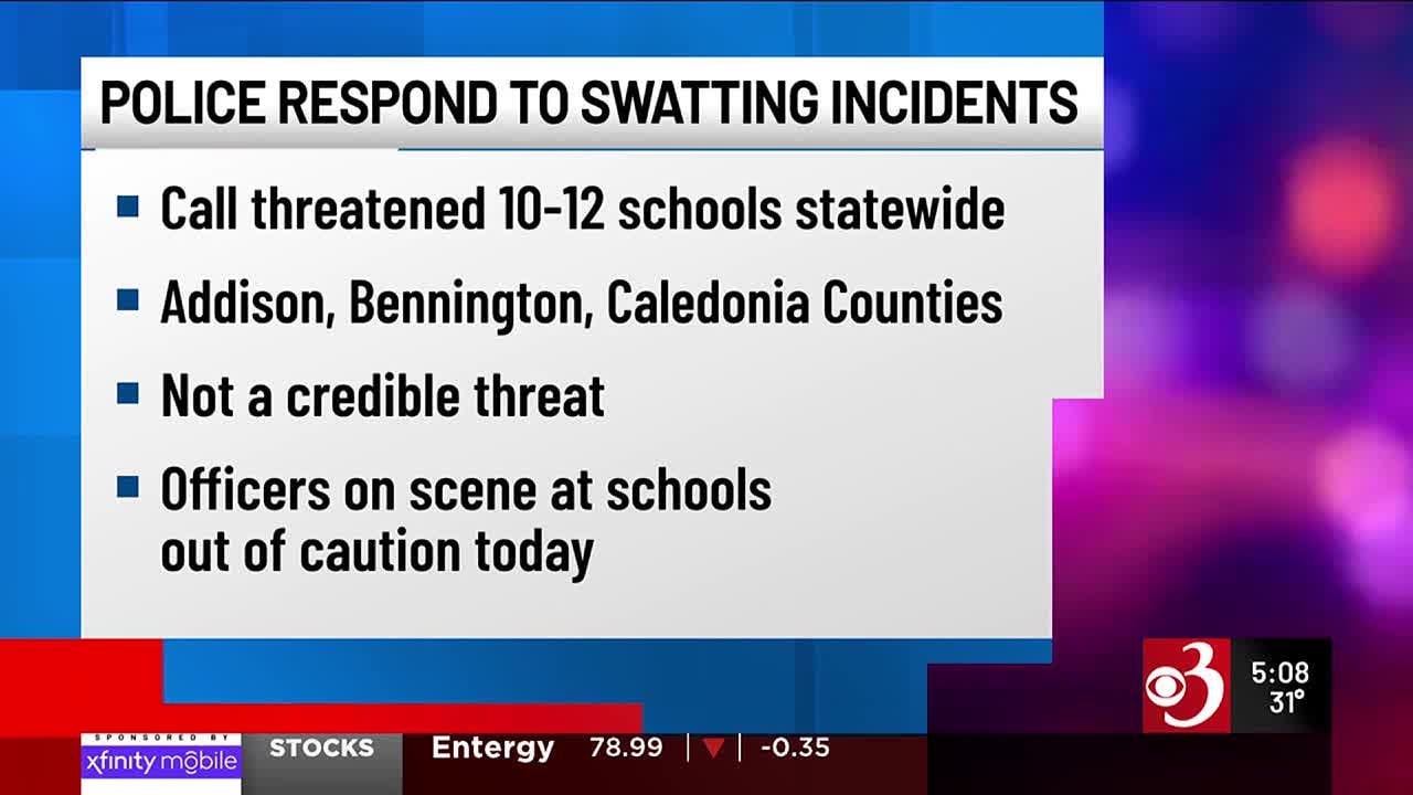 Police respond to swatting incidents at multiple Vt. schools - YouTube