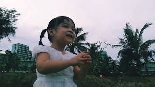 Cute Little Girl - Outdoor Playground With Kites And Hills - Mary Had A Little Lamb - Nursery Rhymes