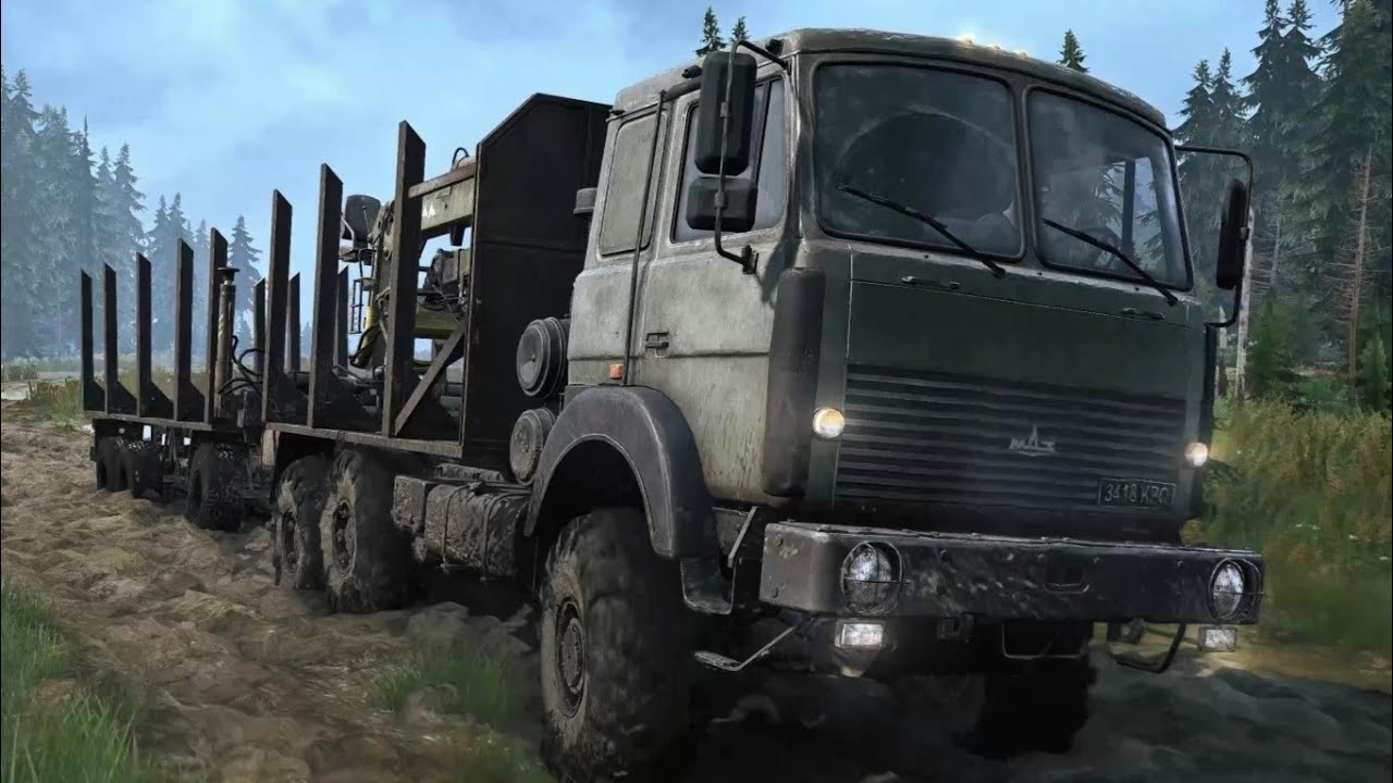 MOBIL TRUCK CRANE Terjebak Di Aliran Sungai Deras - MBUM TRUCK