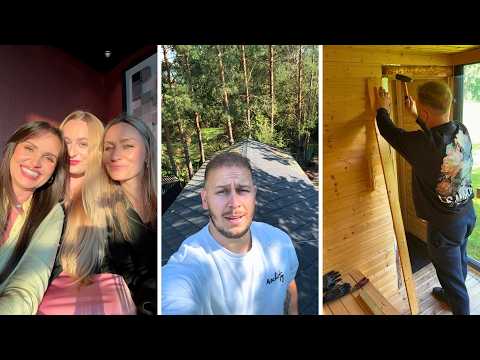 MYJEMY DOMEK 🏡🧽 NAPRAWY W SAUNIE ♨️🔥  WIECZÓR Z DZIEWCZYNAMI 💃💖