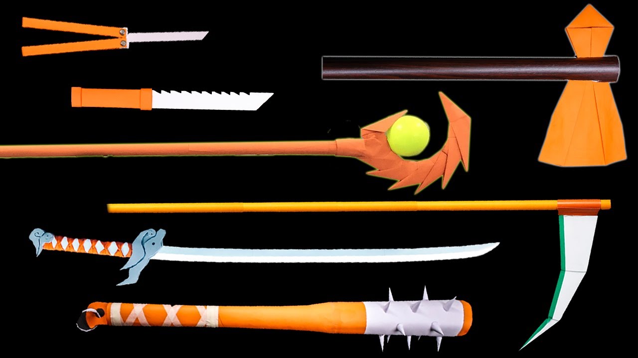 08 AWESOME Ninja Weapon/Knife/Sword/ How to make YouTube