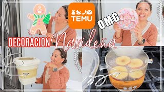 TEMU HERMOSAS DECORACIONES PARA ESTA NAVIDAD  | HAUL DE TEMU  DECORACIONES BELLAS Y ECONOMICAS