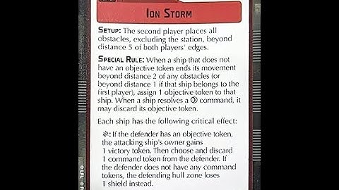 How-to play Objective "Ion Storm" - Star Wars Armada Explained (SWAE)