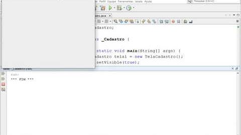 03   Tela CalcMedia Swing   Instanciar tela formulário JFrame do projeto principal