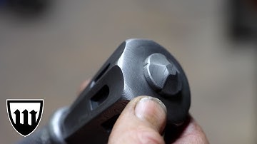 Forging a two handed pattern welded sword, part 8, making the peen block.