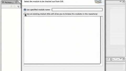4. JAVA (Using CVS inside Eclipse video tutorial)