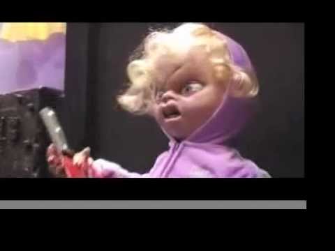 Bad Doll Animatronic - HalloweenAsylum.com - YouTube