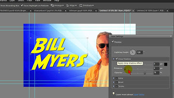 Creating title graphics and video billboards using Photoshop Elements