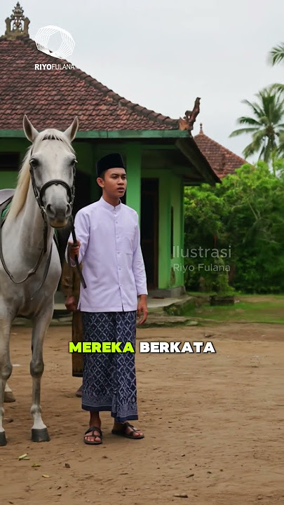 The Horse Won't Walk Before Visiting Kyai Kholil 🐎 #truestory #sheikhkholil #shorts #islamicstory
