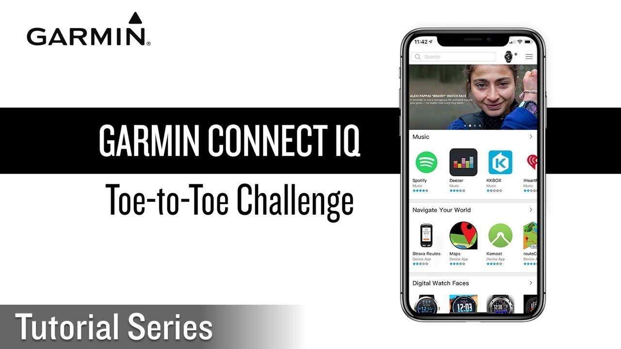 Tutorial Garmin Connect Toe-to-Toe Challenge - YouTube
