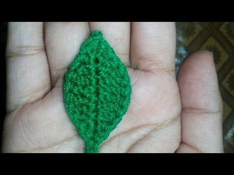 Crochet Leaves - YouTube