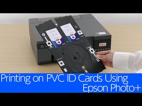 L8050-ET 18100-L18050   Printing On PVC ID Cards Using Epson Photo+