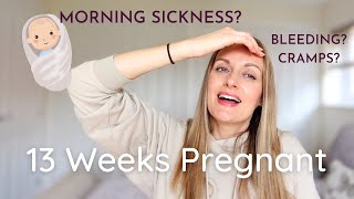 13 WEEKS PREGNANT | PREGNANCY UPDATE | FIRST TRIMESTER SIGNS & SYMPTOMS | PREGNANCY VLOG Rebecca