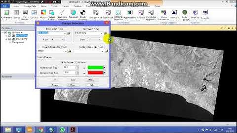 Change Detection Study in Erdas Imagine