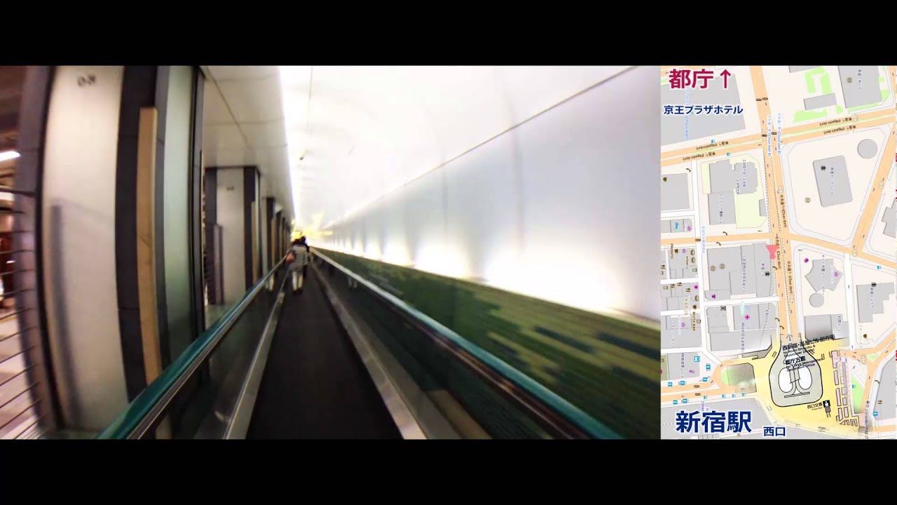 请问新宿站西口过马路的问题 Google街景让我很困惑