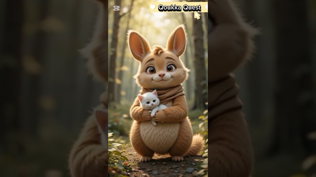 A Little Quokka & cat 