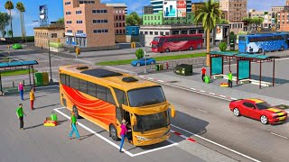 US Bus Simulator Driving 2022 - Android Gameplay screenshot 2