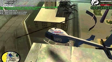Задержания преступника на вертолёте. SWAT LSPD [Samp RP - 01 server]
