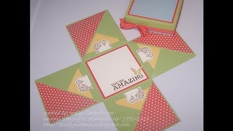 MINI ALBUM MANIA 1 Explosion Pocket Box with Kelly Gettelfinger