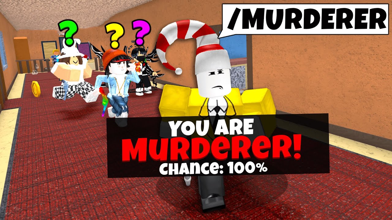 GIVING MYSELF MURDERER IN MURDER MYSTERY 2 AS FAKE ANT.. (Roblox) - YouTube